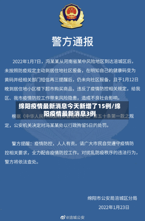 绵阳疫情最新消息今天新增了15例/绵阳疫情最新消息3例-第2张图片