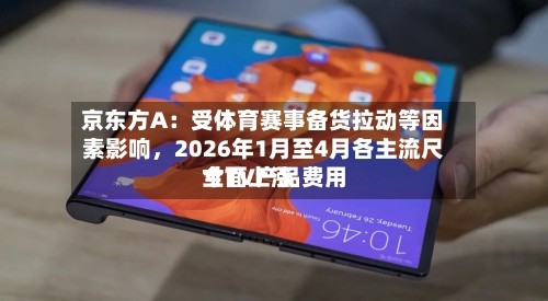 京东方A：受体育赛事备货拉动等因素影响	，2026年1月至4月各主流尺寸TV产品费用全面上涨-第3张图片