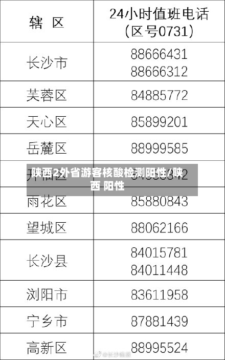 陕西2外省游客核酸检测阳性/陕西 阳性-第3张图片