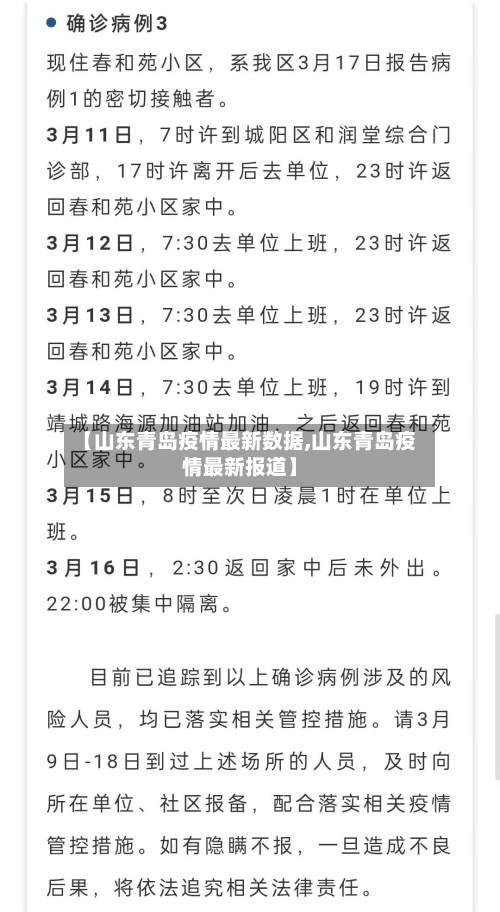【山东青岛疫情最新数据,山东青岛疫情最新报道】