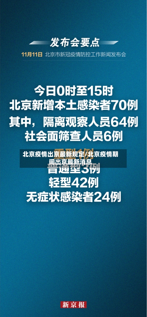 北京疫情出京最新规定/北京疫情期间出京最新消息-第3张图片