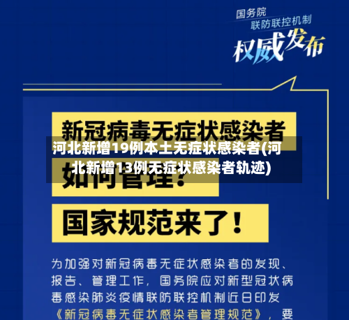 河北新增19例本土无症状感染者(河北新增13例无症状感染者轨迹)