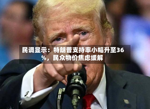 民调显示：特朗普支持率小幅升至36%	，民众物价焦虑缓解-第2张图片