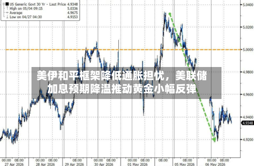 美伊和平框架降低通胀担忧，美联储加息预期降温推动黄金小幅反弹-第2张图片