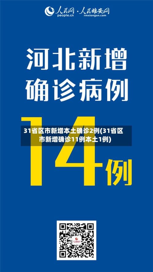 31省区市新增本土确诊2例(31省区市新增确诊11例本土1例)