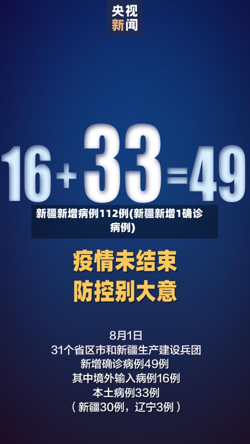 新疆新增病例112例(新疆新增1确诊病例)