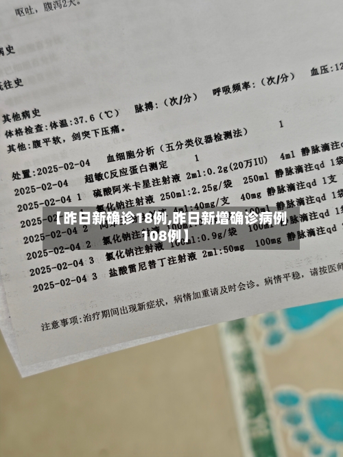 【昨日新确诊18例,昨日新增确诊病例108例】