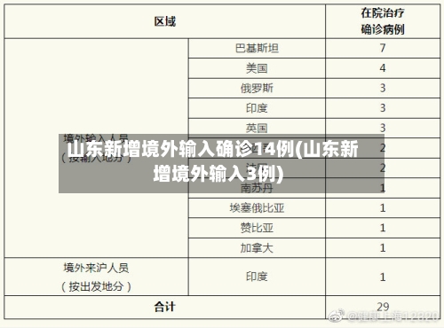 山东新增境外输入确诊14例(山东新增境外输入3例)-第2张图片