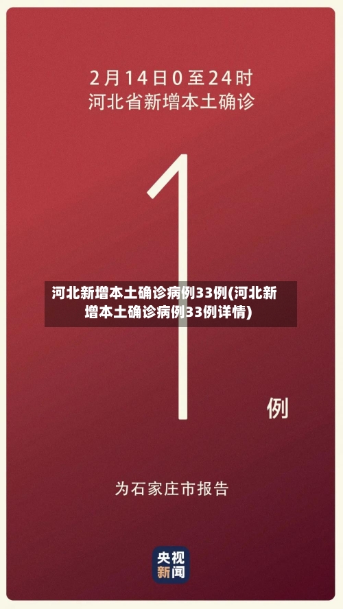 河北新增本土确诊病例33例(河北新增本土确诊病例33例详情)-第2张图片