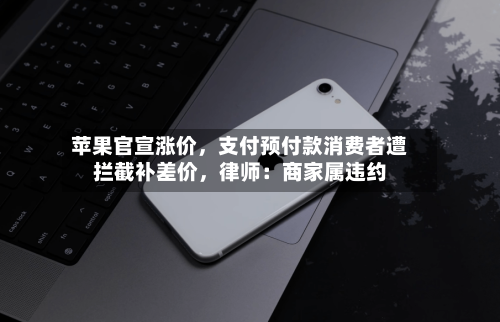 苹果官宣涨价，支付预付款消费者遭拦截补差价，律师：商家属违约-第2张图片