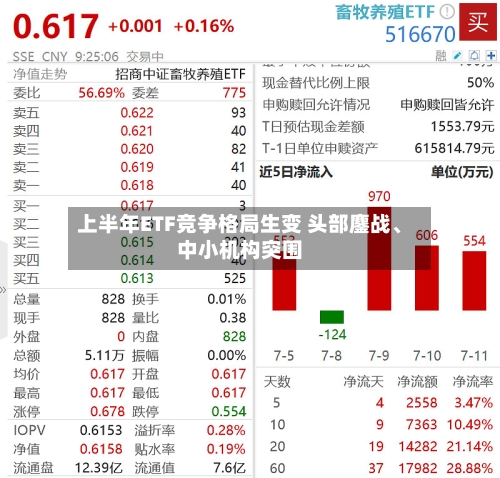 上半年ETF竞争格局生变 头部鏖战	、中小机构突围-第2张图片