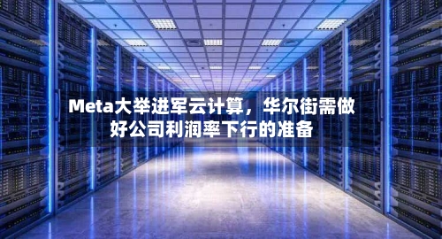 Meta大举进军云计算，华尔街需做好公司利润率下行的准备-第2张图片