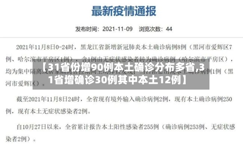 【31省份增90例本土确诊分布多省,31省增确诊30例其中本土12例】
