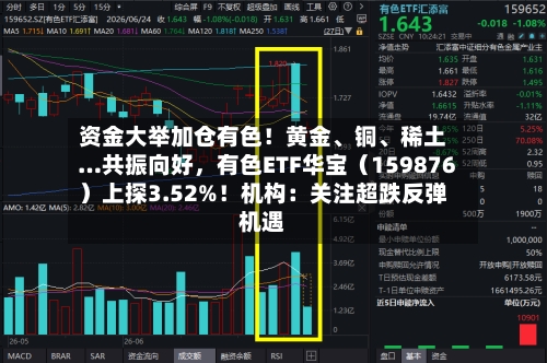 资金大举加仓有色！黄金	、铜、稀土…共振向好，有色ETF华宝（159876）上探3.52%！机构：关注超跌反弹机遇-第3张图片