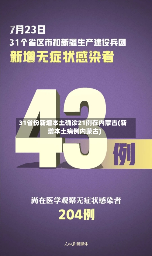 31省份新增本土确诊21例在内蒙古(新增本土病例内蒙古)