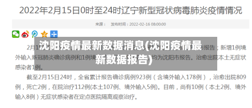 沈阳疫情最新数据消息(沈阳疫情最新数据报告)-第3张图片