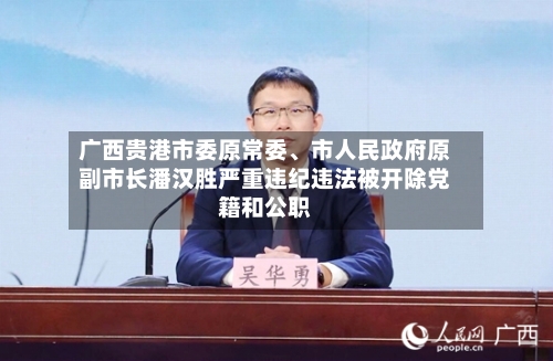 广西贵港市委原常委、市人民政府原副市长潘汉胜严重违纪违法被开除党籍和公职-第3张图片