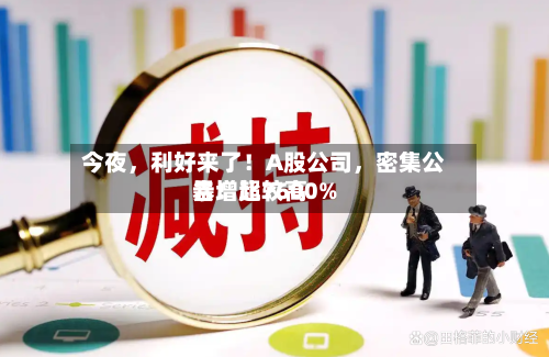 今夜	，利好来了！A股公司，密集公告！比较高暴增超7600%-第2张图片