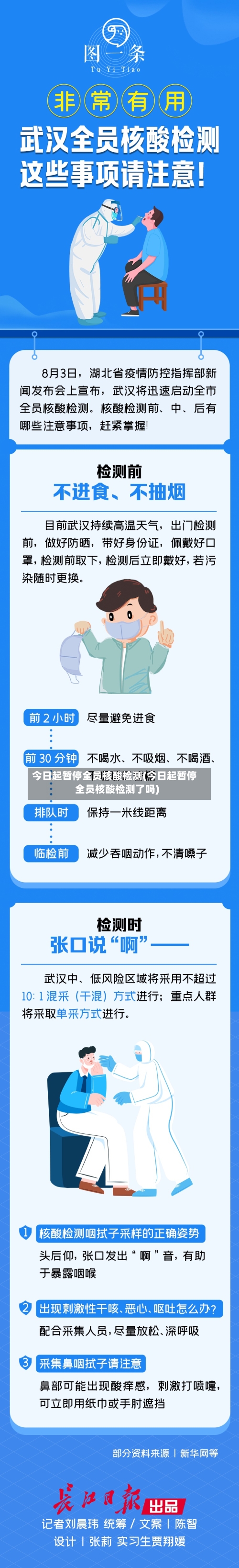 今日起暂停全员核酸检测(今日起暂停全员核酸检测了吗)
