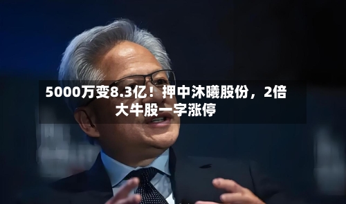 5000万变8.3亿！押中沐曦股份，2倍大牛股一字涨停-第2张图片