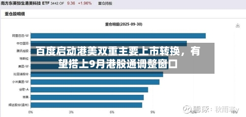 百度启动港美双重主要上市转换	，有望搭上9月港股通调整窗口-第2张图片