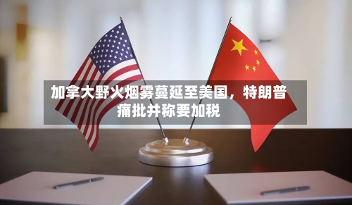 加拿大野火烟雾蔓延至美国，特朗普痛批并称要加税-第2张图片