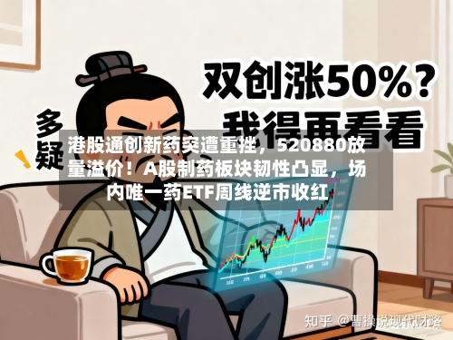 港股通创新药突遭重挫	，520880放量溢价！A股制药板块韧性凸显，场内唯一药ETF周线逆市收红-第2张图片