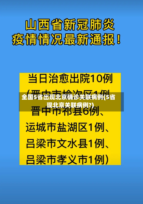 全国5省出现北京确诊关联病例(5省现北京关联病例?)-第2张图片