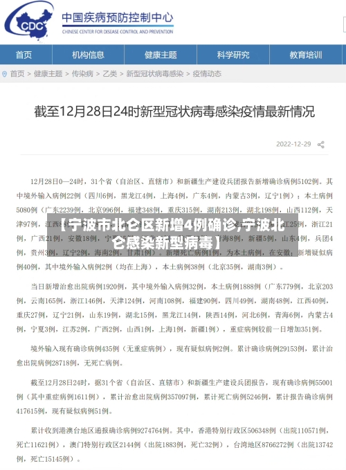 【宁波市北仑区新增4例确诊,宁波北仑感染新型病毒】-第3张图片