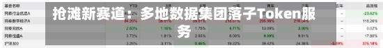 抢滩新赛道:多地数据集团落子Token服务-第2张图片