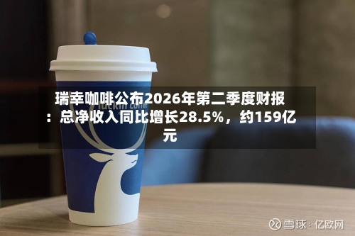 瑞幸咖啡公布2026年第二季度财报：总净收入同比增长28.5%，约159亿元-第2张图片