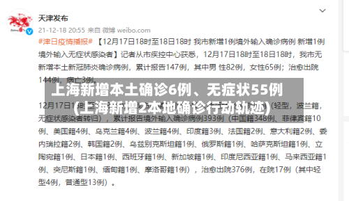 上海新增本土确诊6例	、无症状55例(上海新增2本地确诊行动轨迹)-第3张图片