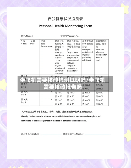 坐飞机需要核酸检测证明吗/坐飞机需要核酸报告吗-第3张图片