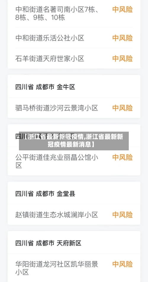 【浙江省最新新冠疫情,浙江省最新新冠疫情最新消息】-第2张图片