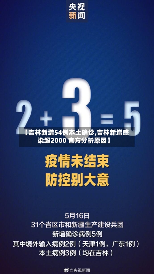 【吉林新增54例本土确诊,吉林新增感染超2000 官方分析原因】-第3张图片