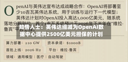 知情人士：英伟达缩减为OpenAI数据中心提供2500亿美元担保的计划-第3张图片