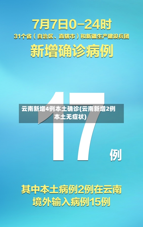 云南新增4例本土确诊(云南新增2例本土无症状)-第2张图片