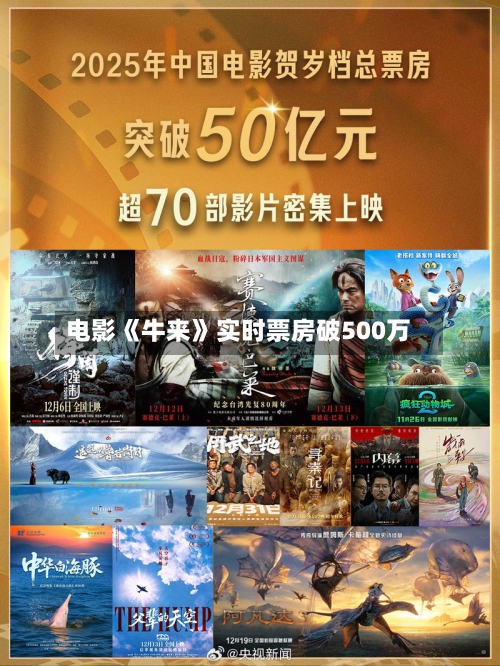 电影《牛来》实时票房破500万