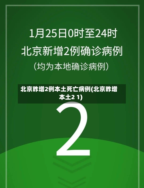 北京昨增2例本土死亡病例(北京昨增本土2 1)