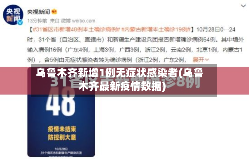 乌鲁木齐新增1例无症状感染者(乌鲁木齐最新疫情数据)-第3张图片
