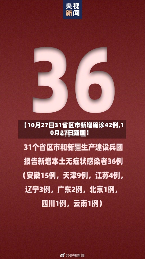 【10月27日31省区市新增确诊42例,10月27日新闻】