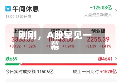 刚刚	，A股罕见一幕-第2张图片