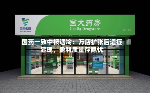 国药一致中报遇冷：万店扩张后遗症显现	，盈利质量存隐忧-第3张图片
