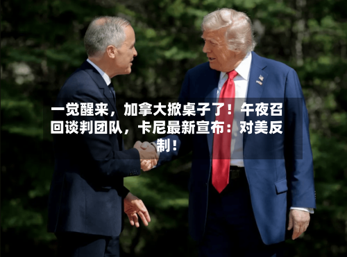 一觉醒来，加拿大掀桌子了！午夜召回谈判团队，卡尼最新宣布：对美反制！-第2张图片
