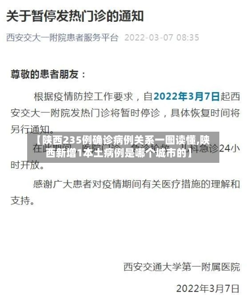 【陕西235例确诊病例关系一图读懂,陕西新增1本土病例是哪个城市的】-第2张图片