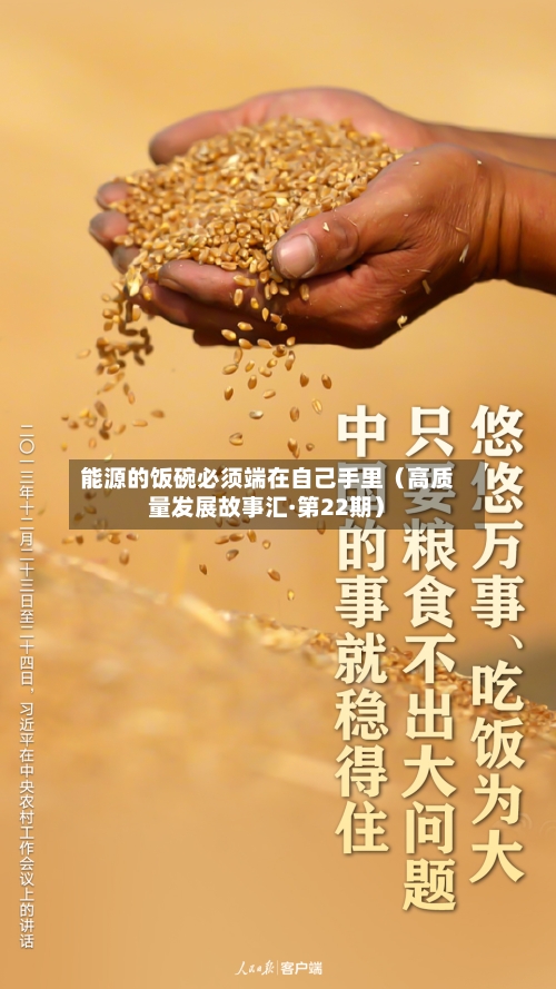 能源的饭碗必须端在自己手里(高质量发展故事汇·第22期)-第3张图片