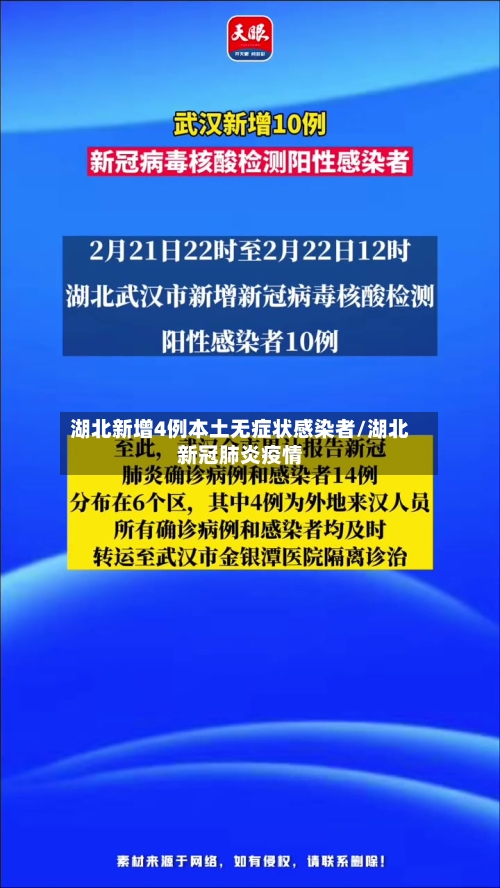湖北新增4例本土无症状感染者/湖北新冠肺炎疫情