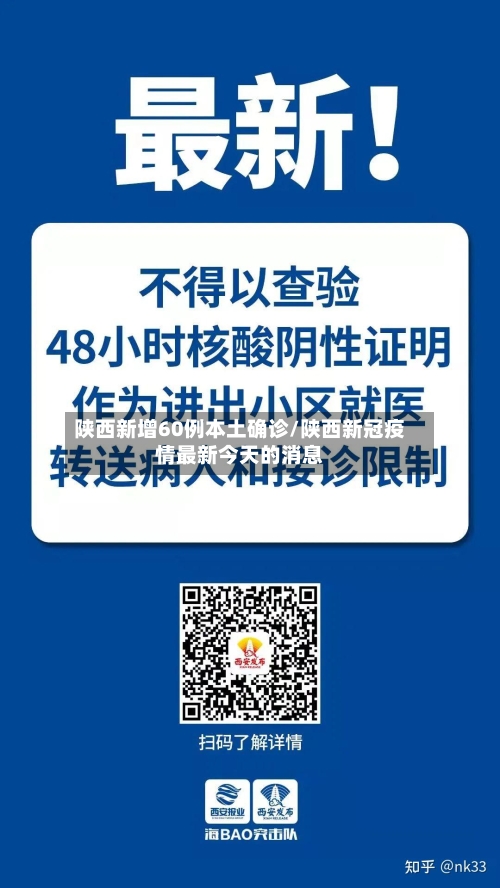 陕西新增60例本土确诊/陕西新冠疫情最新今天的消息