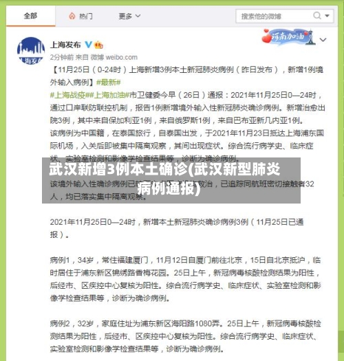 武汉新增3例本土确诊(武汉新型肺炎病例通报)-第2张图片