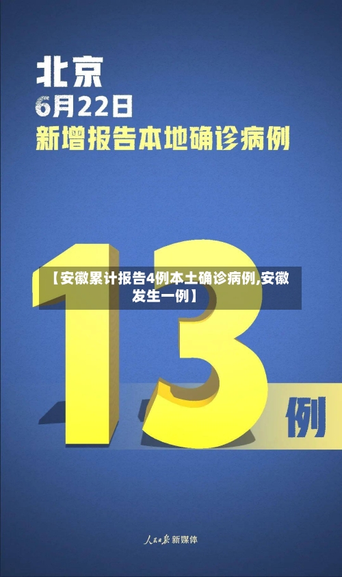 【安徽累计报告4例本土确诊病例,安徽发生一例】-第3张图片